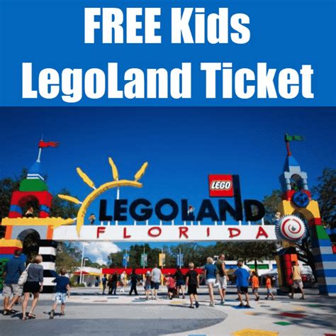 Free Child Ticket To Legoland With Adult Ticket Purchase Swaggrabber