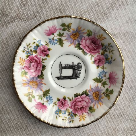 Upcycled Vintage Ollie Decorative Plates China Tableware Home