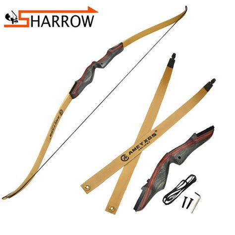 1pc 62inch Recurve Bow 25 50lbs Draw Weight Wooden Bow Handle Right