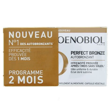 Oenobiol Perfect Bronze Autobronzant 2x30 Capsules Illicopharma