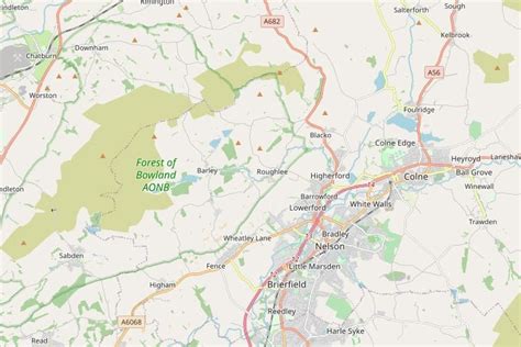 Interactive Map Of Pendle Lancashire Visit North West