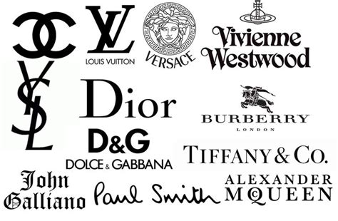 Famous Fashion Brand Logos