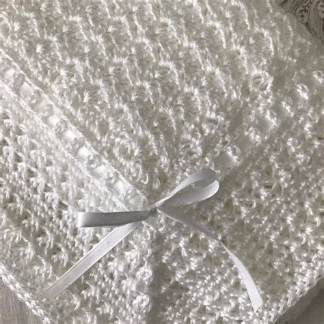 Handmade Baby Blankets Cotton Baby Blankets Christening Blanket Baby