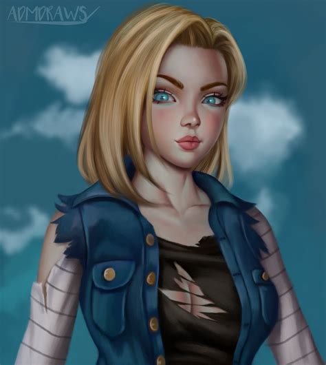 android 18 by admdraws on deviantart android 18 android deviantart