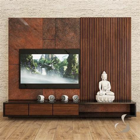 Laminate Plywood Wall Mounted Wooden Tv Unit Rs 1000 Square Feet Sky