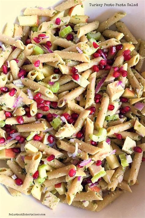 134 pasta salad recipes with ratings, reviews and recipe photos. Leftover turkey still sitting in your fridge? This Turkey Pesto Pasta Salad recipe will give you ...