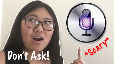 Asking Siri Questions You Shouldnt Ask It Youtube