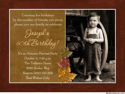 Therefor, many of them want to make it extra special in a way. 60th Birthday Invitation Template Free