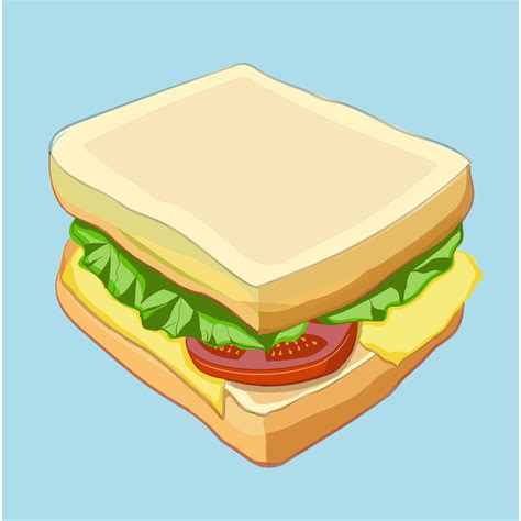 Sandwich Vector Illustration By Dns2011 Thehungryjpeg