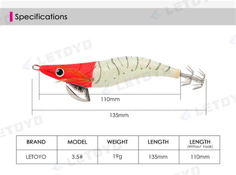 Letoyo Squid Jigs Egi 3 5 19g Fishing Lure Squid Jig Senuelo Green