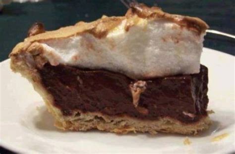 Chocolate pecan piecooking with paula deen. This Old Fashioned Chocolate Meringue Pie is a rich ...