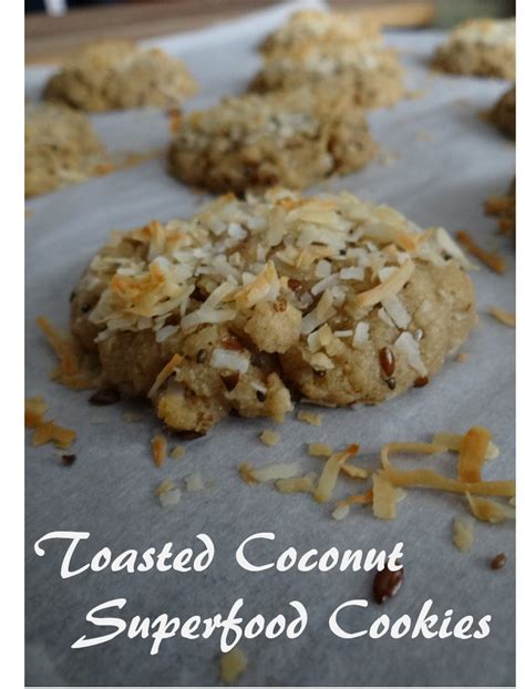 Toasted Coconut Superfood Cookies Rural Mom
