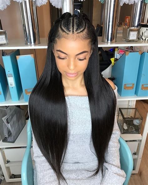 💥for More Lit Pins Follow Glowxsin💥 Straight Hairstyles Weave