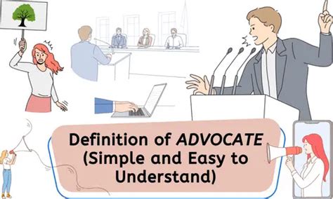 Definition Of Advocate Simple And Easy To Understand English