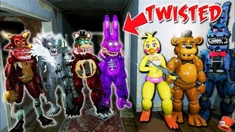 All Twisted Animatronics Destroys All The Animatronics Gta 5 Mods