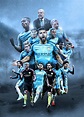 Manchester City Football Club Sport Picture Poster Wall Art Print A4 ...