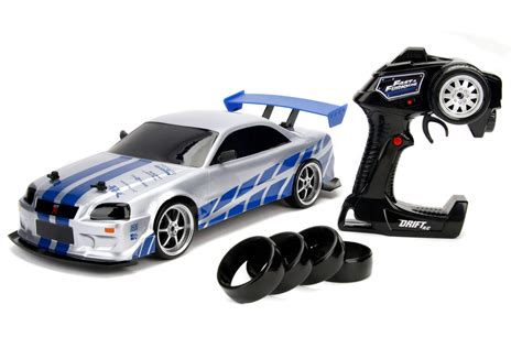 Buy Jada Toys Full Function Remote Control Fast And Furious 1 10 Drift Nissan Skyline Gtr 2 4ghz