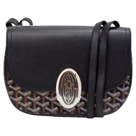 Goyard 233 Blacktan Shoulder Handbag For Sale At 1stdibs