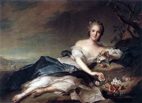 Jean Marc Nattier Henriette Of France As Flora 1742 Francisco Goya