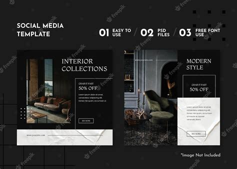 Premium Psd Interior Social Media Template