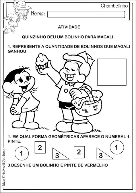 Atividade De Matematica Para Educação Infantil