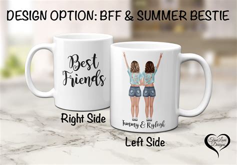 Free personalization & fast shipping. Best Friends Standing Coffee Mug, 11 oz, Personalized ...
