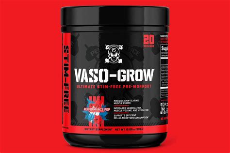 Performance Supplements Packs 13g Of Actives Into Vaso Grow