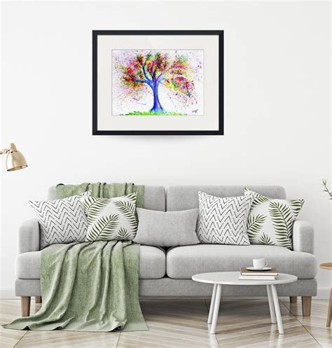 Colorful Tree Of Life Limited Edition Fine Art Print Etsy