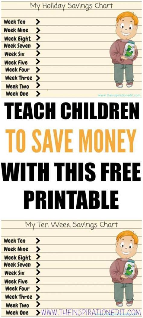 Helping Children To Save Money Plus Free Printable Saving Money Kids