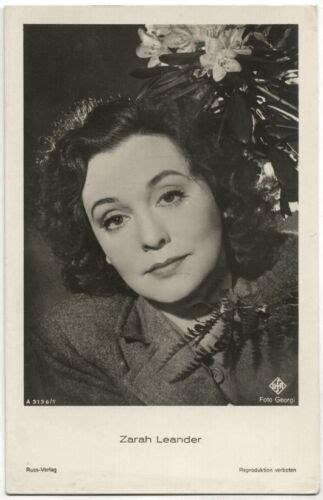 Original Vintage Er Jahre Schauspielerin Zarah Leander Von Georgi