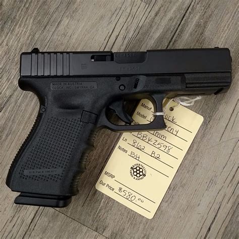 Glock G19 Gen 4 9mm River Valley Arms And Ammo