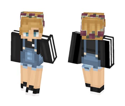 Download Boy Wearing A Flowercrown Minecraft Skin For