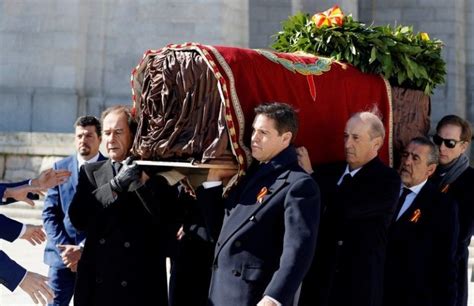 Spanish Dictator Francos Remains Exhumed From State Mausoleum