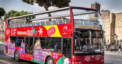 Rome City Sightseeing Hop On Hop Off Bus With Audioguide Getyourguide