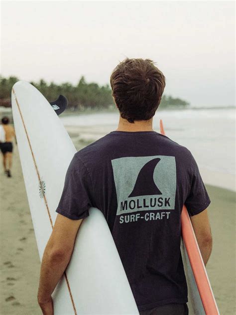Mollusk Surf Craft Tee Black Indigo Visitor Store