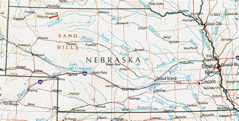 Nebraska Road Climate State Maps