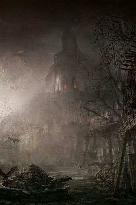 Creepy Horror Digital Illustration Halloween