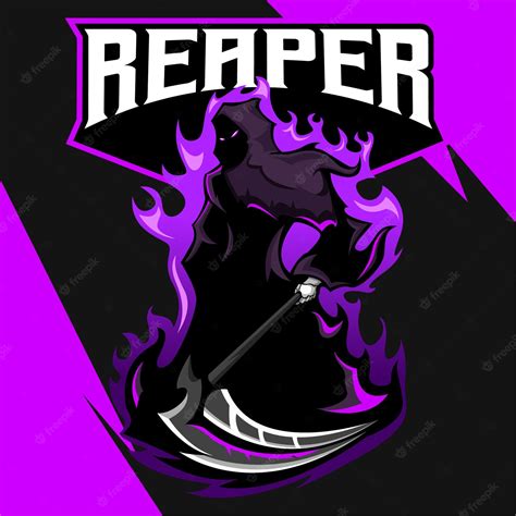 Premium Vector Reaper Mascot Esport Logo Illustration