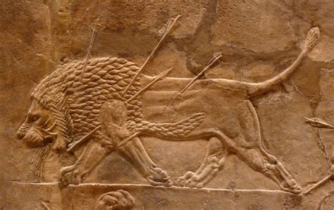 Historia Del Arte Relieves Asirios Del Palacio De Asurbanipal En