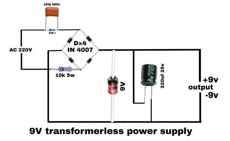 Volt Dc Power Supply Circuit Diagram