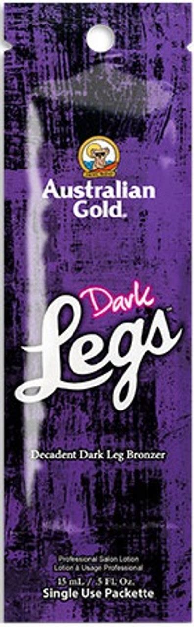 Australian Gold Dark Legs Dark Leg Bronzer Tanning Sample Packet 5 Oz