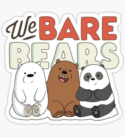 We bare bears™ grizzly, panda, and ice bear sticker. We Bare Bears Fan Art | We bare bears wallpapers, We bare ...