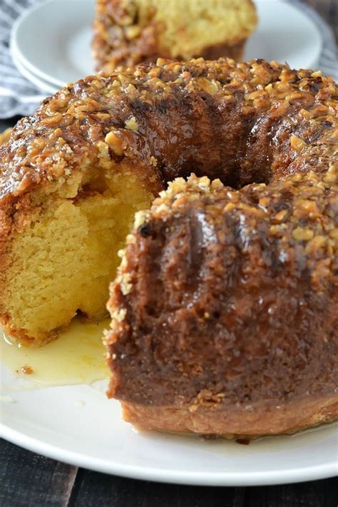 Why you should add cinnamon to this cake recipe. Rum Cake with Butter Rum Glaze | Recipe | Rum cake, Cake ...
