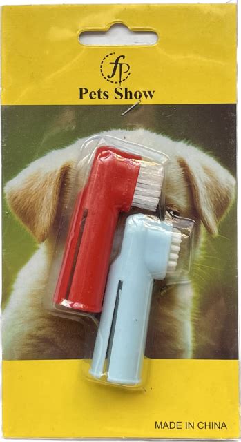 Higiene Y Limpieza Perros Cepillo Dental Dedal Para Mascotas