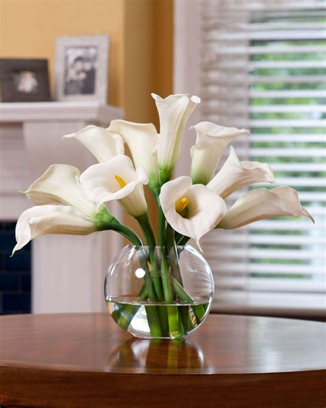 Calla Lily Silk Flower Centerpiece Calla Lily Centerpieces Lily