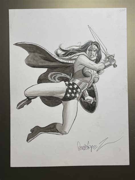 Jose Luis Garcia Lopez Wonder Woman In Jeramy Roberts S Art
