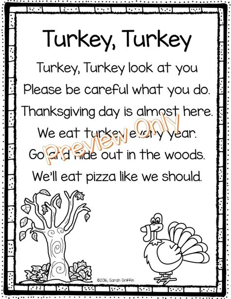 5 Thanksgiving Poems for Kids | Little Learning Corner