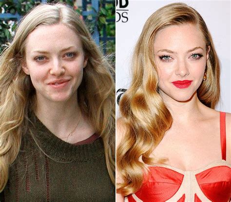 Amanda Seyfried On Left Walking In Hollywood On Apr 24 2012 On Right