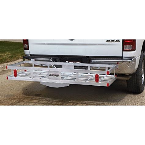Ultra Tow Aluminum Hitch Cargo Carrier 500 Lb Capacity Silver 60in