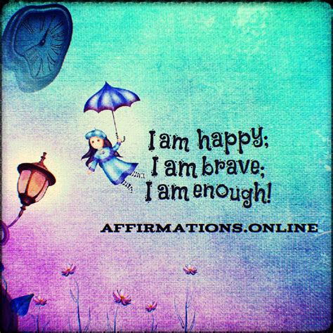 Positive Affirmations For Happiness And High Self Esteem Affirmations